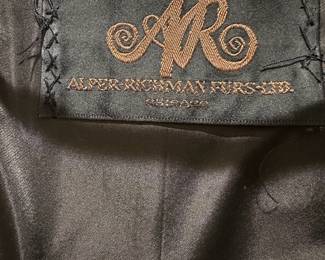 R52 - $175 - Striped Sable Fur Coat by Alper-Richman Furs Chicago. No size tag - I would say it fits like a Medium.