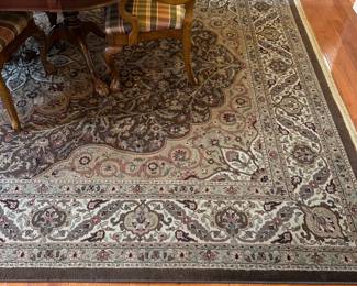 R13 - $75 - Shaw Area Rug measures almost 9' x 13'.
