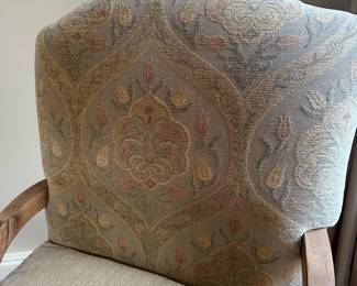 R15 - $125 EACH. Fairfield Upholstered Side Chair - 2 available. Measures 32" wide x 31" deep x 44" tall.