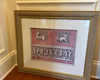 R43 - $65 - PAIR of Prints. Measures 28.25" wide x 24.75" tall.