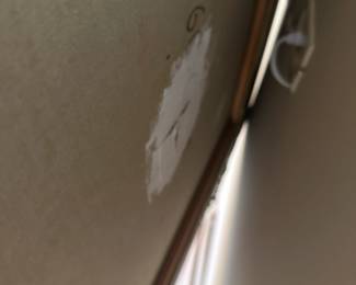 R22 - $400 - Original Painting Signed "Joseph Odilon". Measures 39" square framed. PLEASE NOTE - Painting has been professionally repaired. See photo of back.