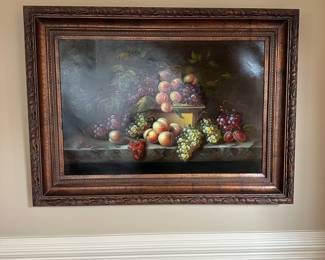R14 - $95 - Fruit Art Print (not a painting) Measures 45" x 33.5"