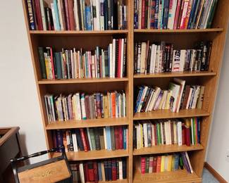 Boom shelves, sewing cabinet.
