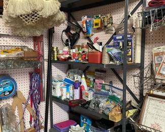 TOOLS AND METAL TACKLE BOX