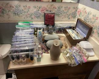NAIL POLISH AND SHOWER CURTAIN RINGS