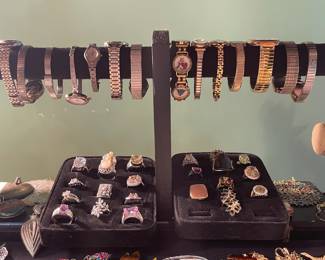 LADIES WATCHES AND RINGS