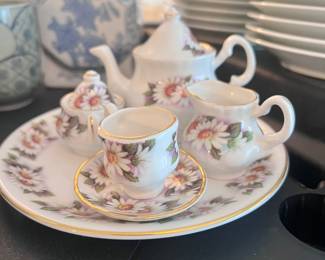 Vintage miniature tea set 