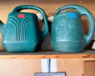 watering cans