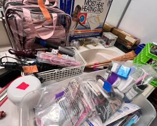 Hygiene items, portable hair styling aids and straighteners
