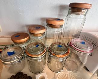 countertop jars