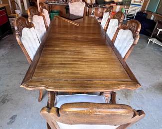 dining table with 8 chairs