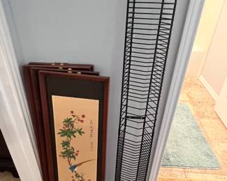 Japanese wall art, CD storage