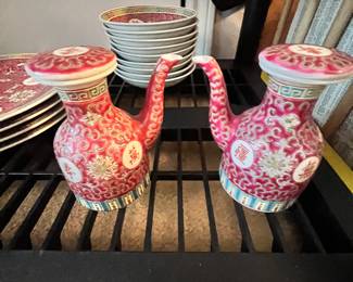 Chinese Mun Shou Chinese Porcelain dishware