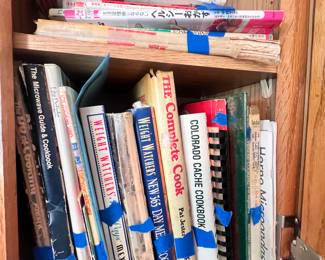 Japanese and various cookbooks