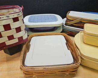Longaberger Baskets Pottery Entertainers Variety