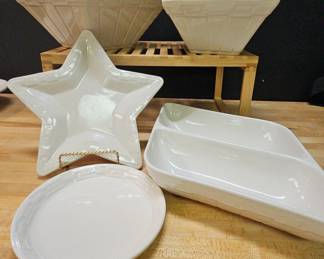 Longaberger Woven Traditions Ivory Pottery Variety