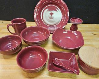 Longaberger Woven Traditions Paprika Pottery Variety