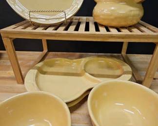 Longaberger Woven Traditions Butternut Wine Dine  Soup
