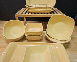 Longaberger Woven Traditions Butternut Pottery Variety 