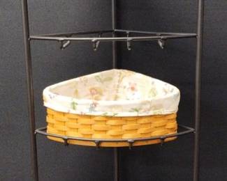 Longaberger Corner Four Shelf Unit