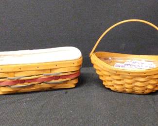 Small 2007 Longaberger Baskets 