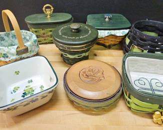 Longaberger St. Patricks Day Theme Baskets