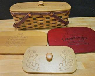 2009 Signed Longaberger Boyds Bear Country Festival Other Lids 