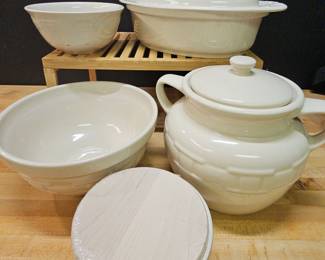 Longaberger Woven Traditions Ivory Pottery Variety 