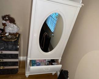 sweet little armoire perfect for child's bedroom