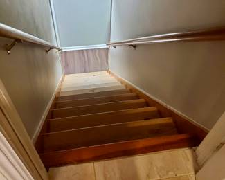 Steep stairs, nfs, but just saying wear your sneakers!!