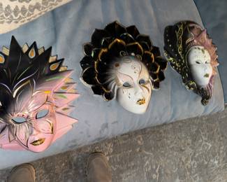 Scary masks made in Italy Sandini and Bertoncello