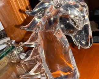 Crystal horse Zanetti /Murano