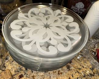 Cute glass plates