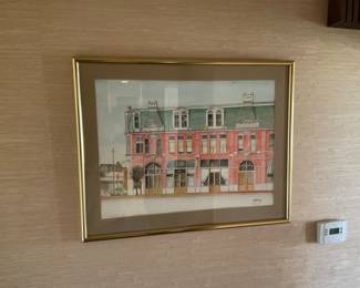 NICE WATERCOLOR OF LAFAYETTE SQ