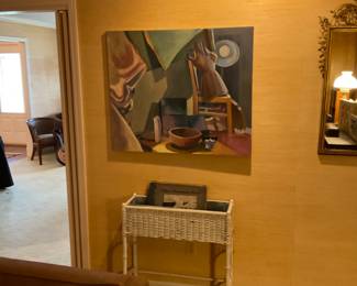 UNIQUE ART.  OIL ON CANVAS