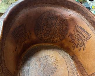 It’s a vintage leather chair.