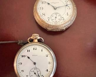 Two Elgin Pocket Watches