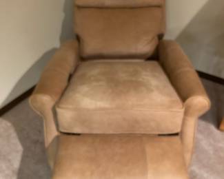 Comfort Design Tan Leather Recliner