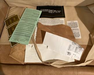 Comfort Design Tan Leather Recliner