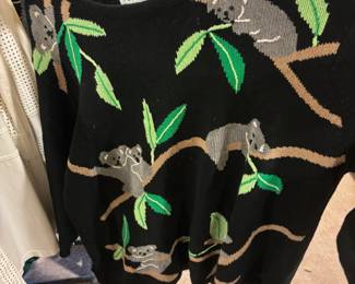 Quacker Factory Koala Bear Sweater