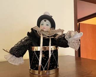 Farber Bros Pierrot Trinket Box