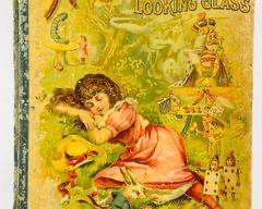 Antique 1902 Alices Adventures in Wonderland & Alice Through the Looking Glass by Lewis Carroll. Complete in one volume with nearly one hundred illustrations by John Tenniel. Published by M. A. Donohue & Company, Chicago.
