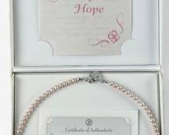 Fine Pearls Of Hope 18 Inch Necklace W/ Certificate Of Authenticity
