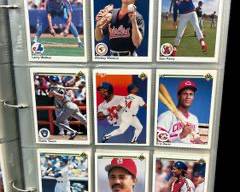 Huge Vintage Card Album Collection of 1990 Upper Deck Major League Baseball Trading Cards
