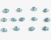 33 Carats Fine Blue Topaz Faceted Gemstones Perfect For Jewelry Making
