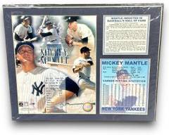 2004 Plaque Commemorating Career of Baseball Legend Mickey Mantle League Baseball Legend Shoeless Joe Jackson ararityauctions.com sport
