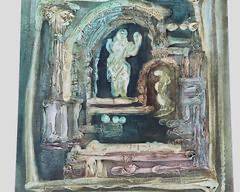 1979 LPA Impasto Signed Abstract Painting Framed
