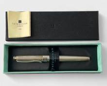 34 Grams Fine Tateossian London Sterling Silver Ballpoint Pen W/ Original Box
