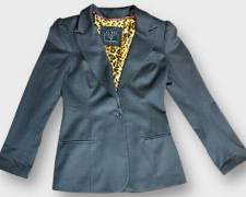 Vintage Guess Womens Blazer With Cheetah Print Lining Size XL
