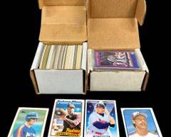 Two Rare Vintage Box Set Collections of 1989, 1990, 1991, 1992, and 1993 Topps, Upper Deck, Fleer, Donruss, and Starline Major League Baseball Trading Cards
